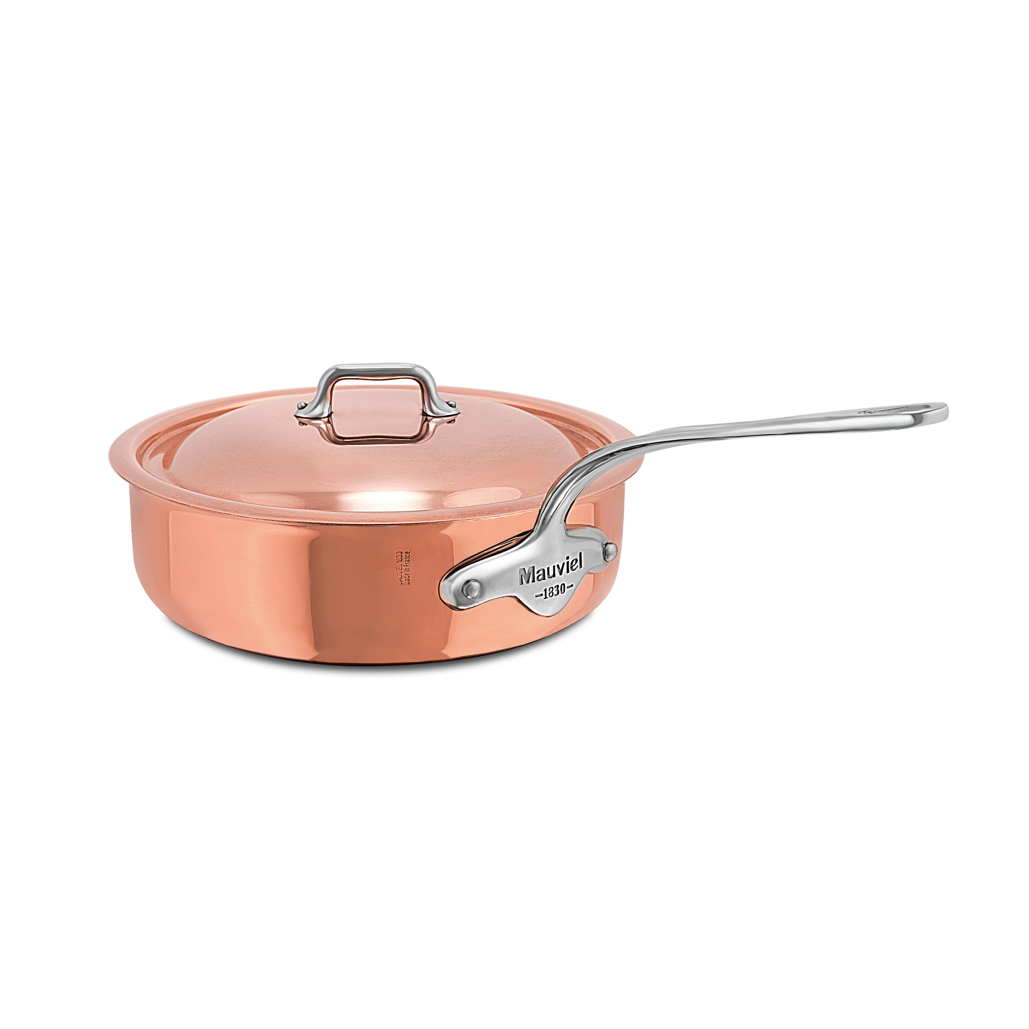 Mauviel M'Heritage M'6 S 5-Piece Induction Copper Cookware Set With Cast Stainless Steel Handles