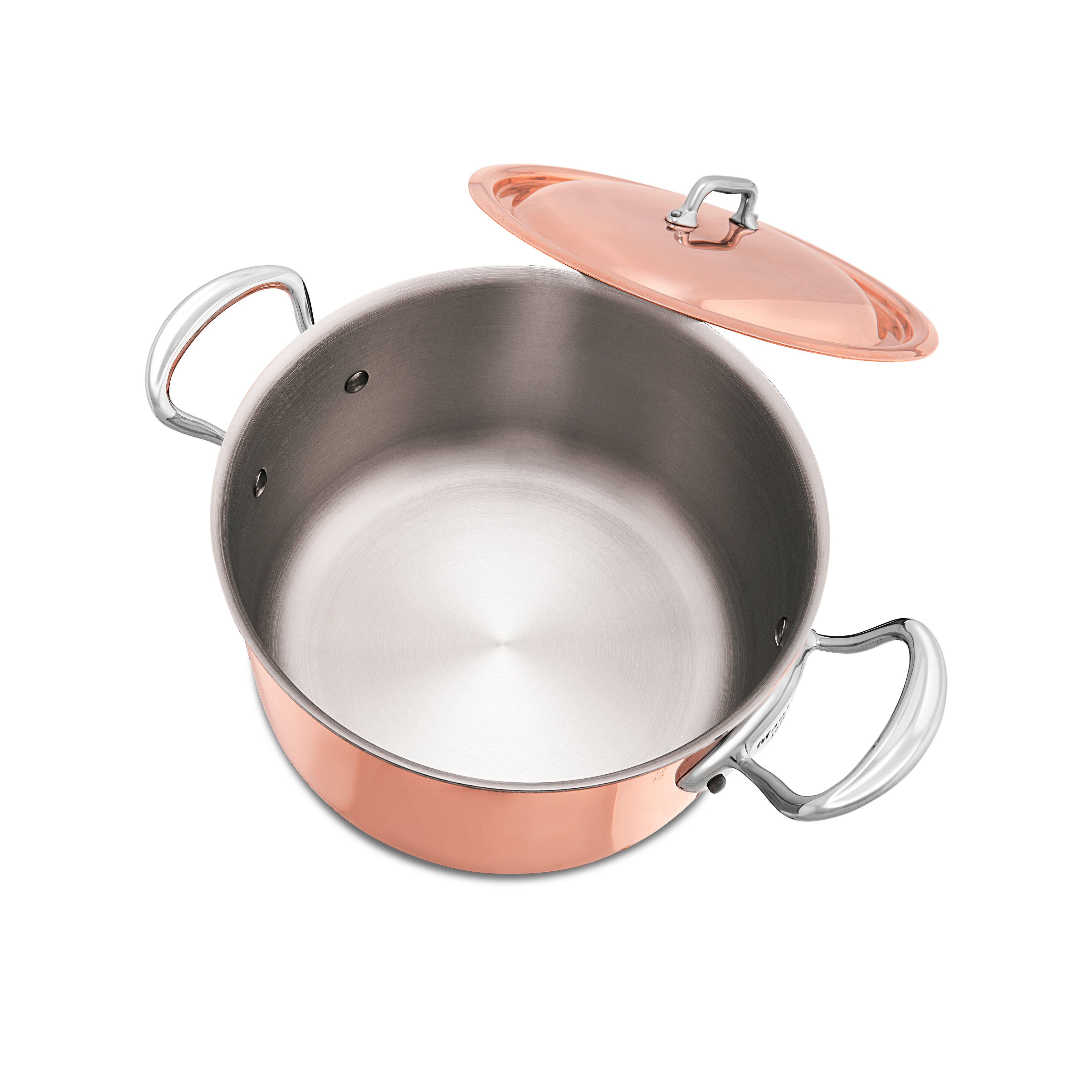 Mauviel M'Heritage M'6 S 12-Piece Induction Copper Cookware Set With Cast Stainless Steel Handles