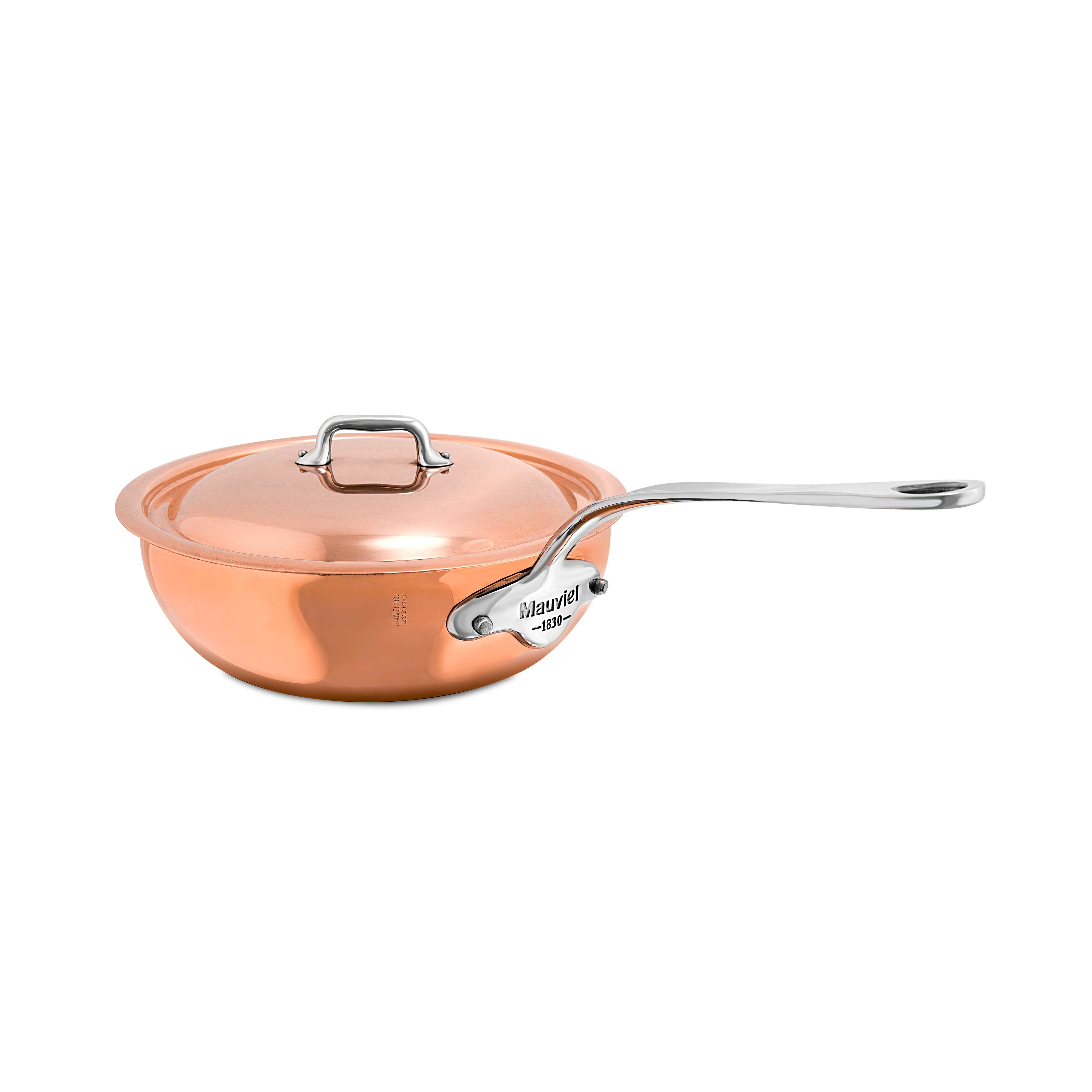 Mauviel M'Heritage M'6 S 12-Piece Induction Copper Cookware Set With Cast Stainless Steel Handles