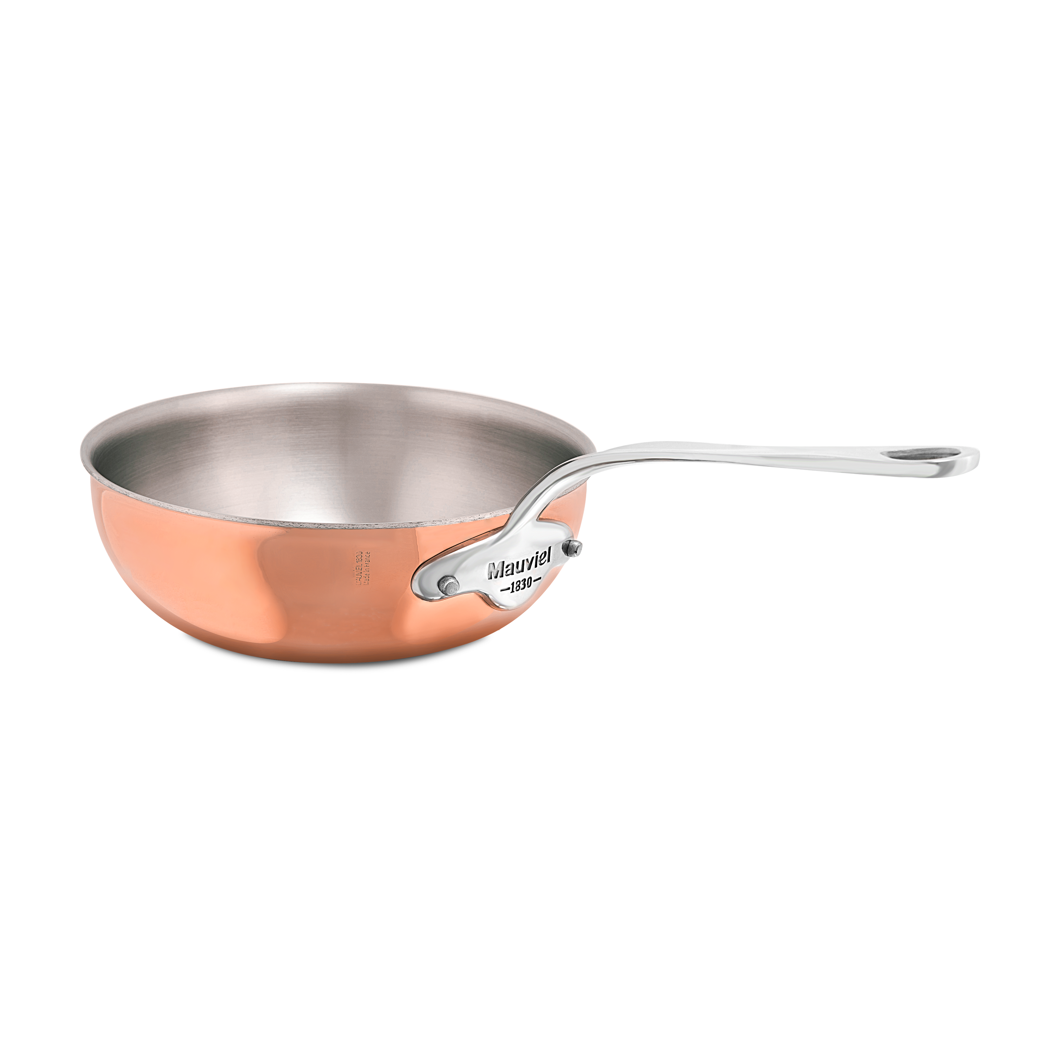 Mauviel M'Heritage M'6 S 12-Piece Induction Copper Cookware Set With Cast Stainless Steel Handles