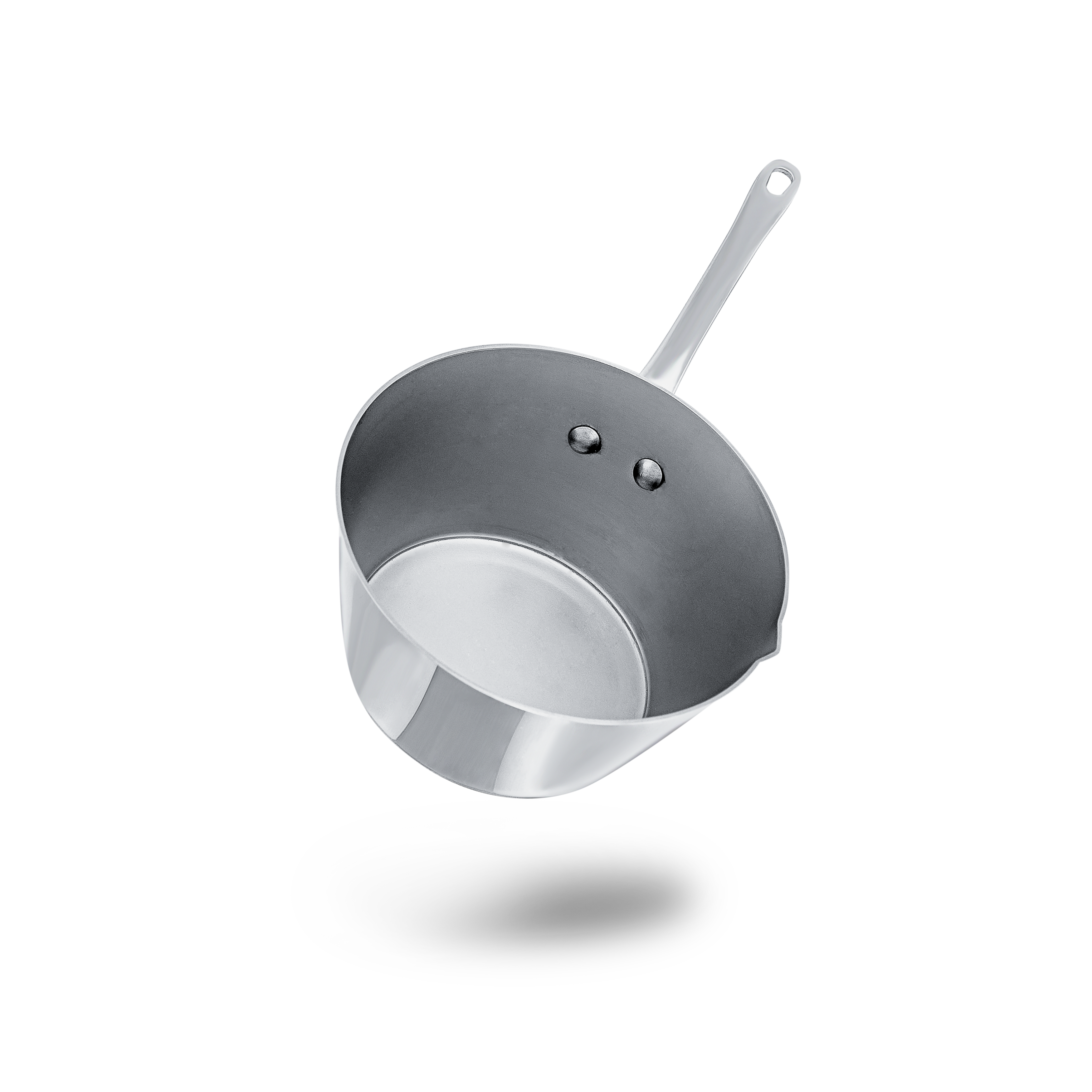 Mauviel M'MINIS Stainless Steel Splayed Saute Pan, 0.15-Qt
