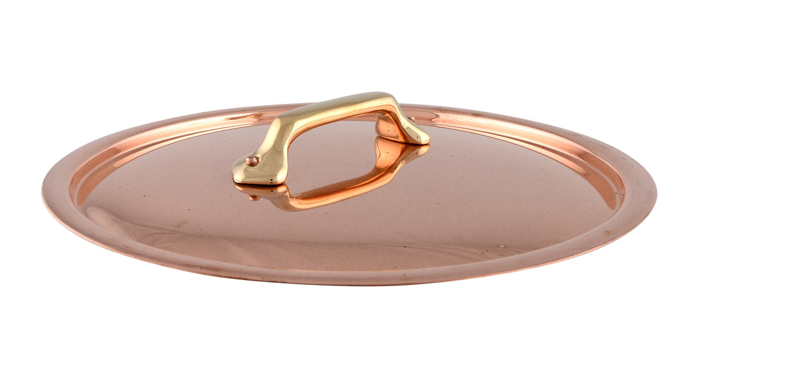 Mauviel M'Heritage M'250 B Lid With Brass Handle, 4.7-In