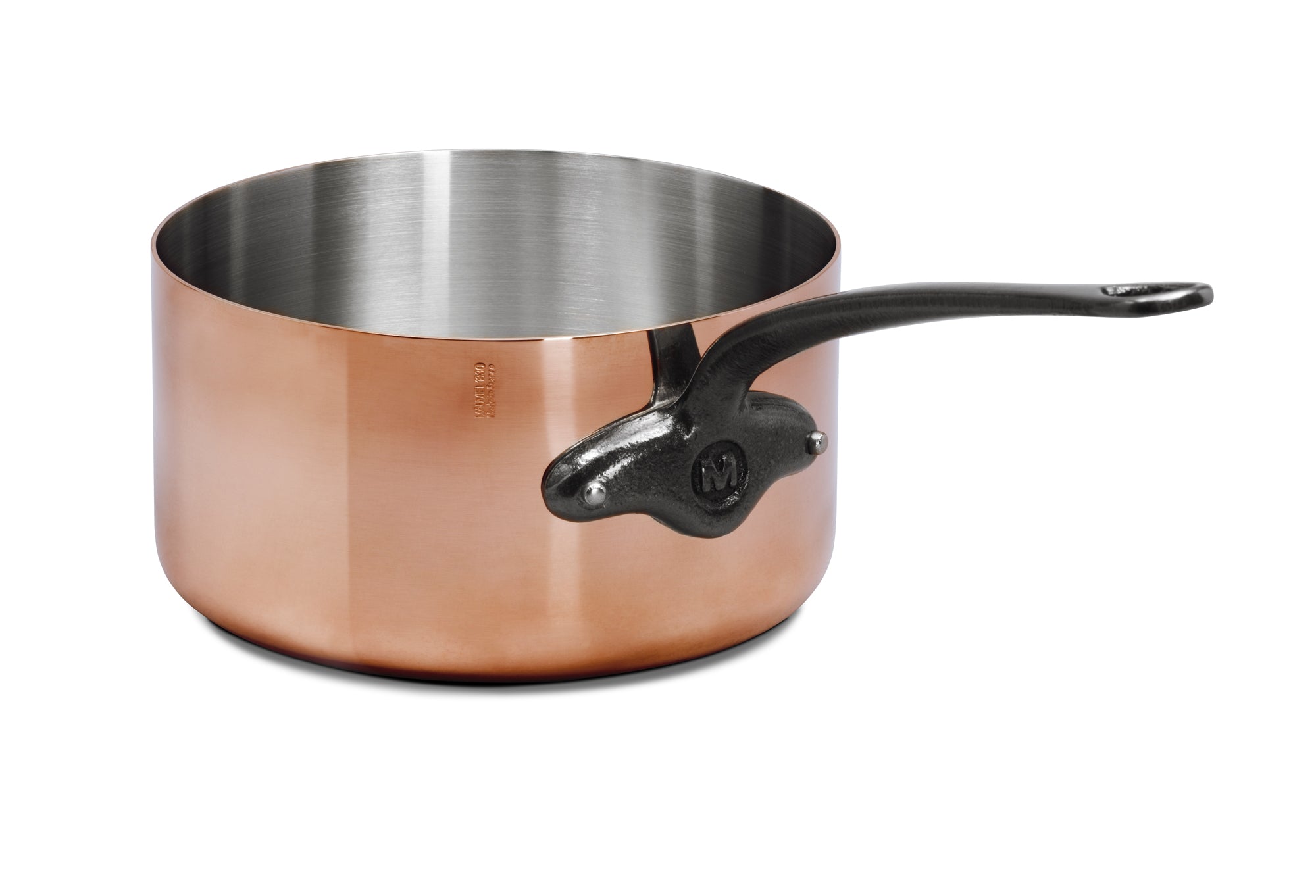 Mauviel M'Heritage M'200 CI Sauce Pan With Cast Iron Handle, 3.3-Qt