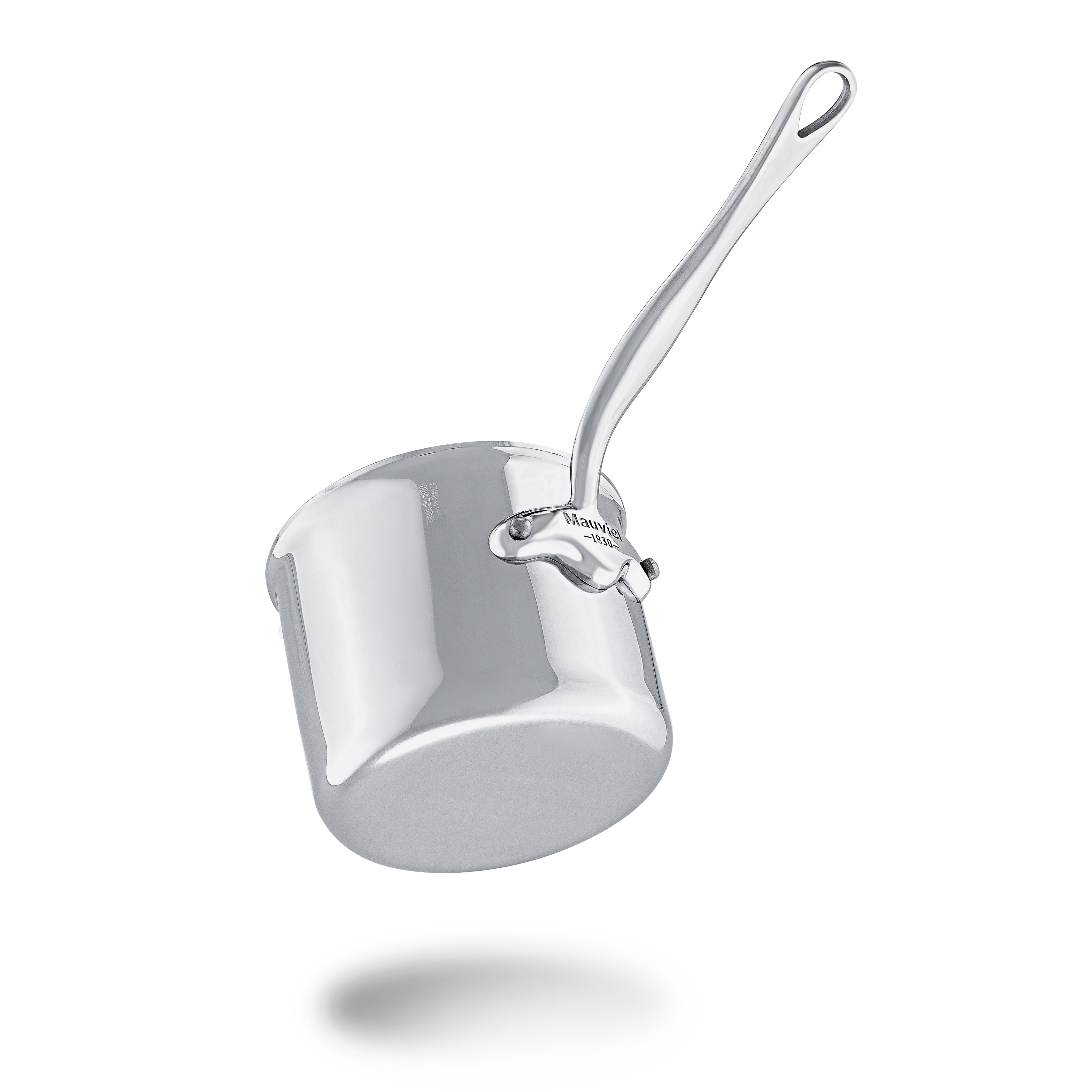 Mauviel Stainless Steel Bain Marie/Double Boiler With Cast Stainless Steel Handle, 0.9-Qt
