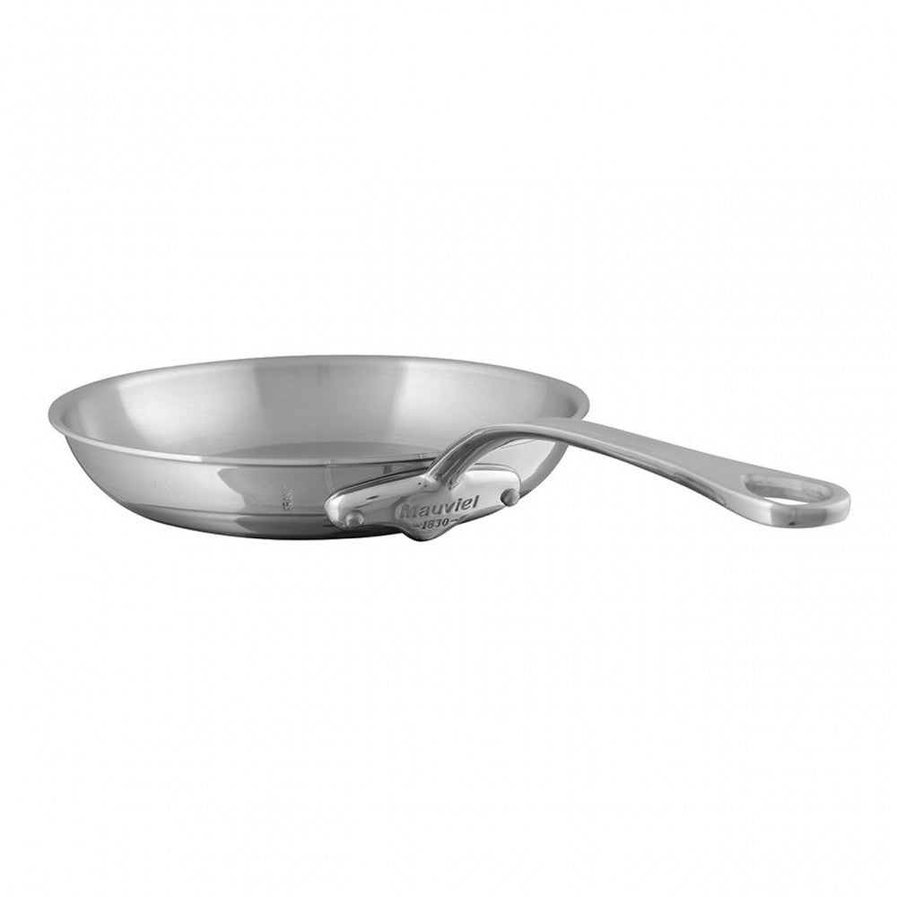Mauviel M'COOK 5-Ply Frying Pan With Cast Stainless Steel Handle, 11.8-In