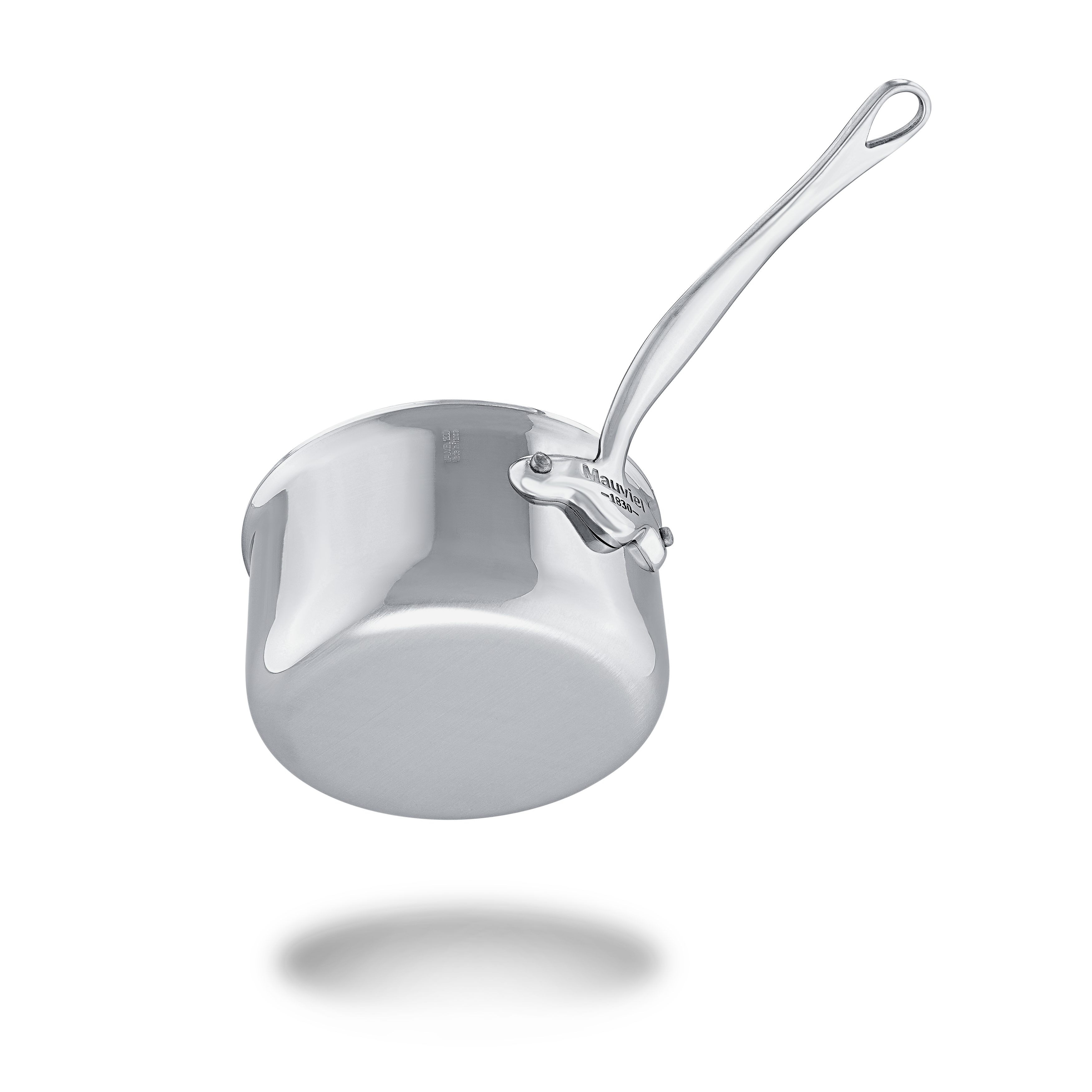 Mauviel M'COOK 5-Ply Sauce Pan With Cast Stainless Steel Handle, 1.2-Qt