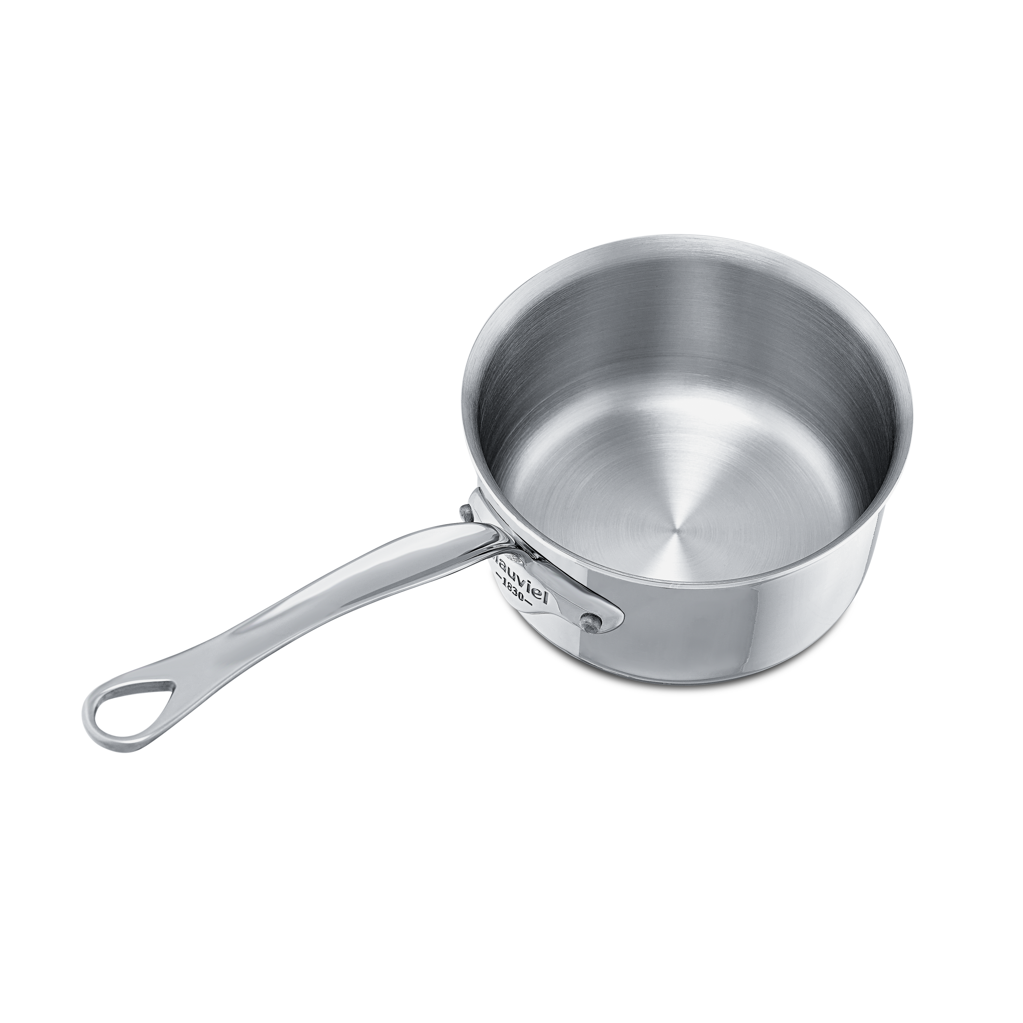 Mauviel M'COOK 5-Ply Sauce Pan With Cast Stainless Steel Handle, 1.2-Qt
