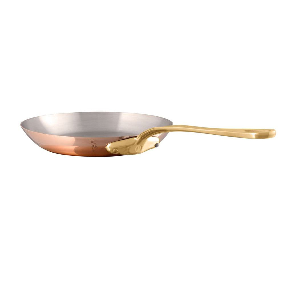 Mauviel M'Heritage M'200 B 5-Piece Copper Cookware Set With Brass Handles