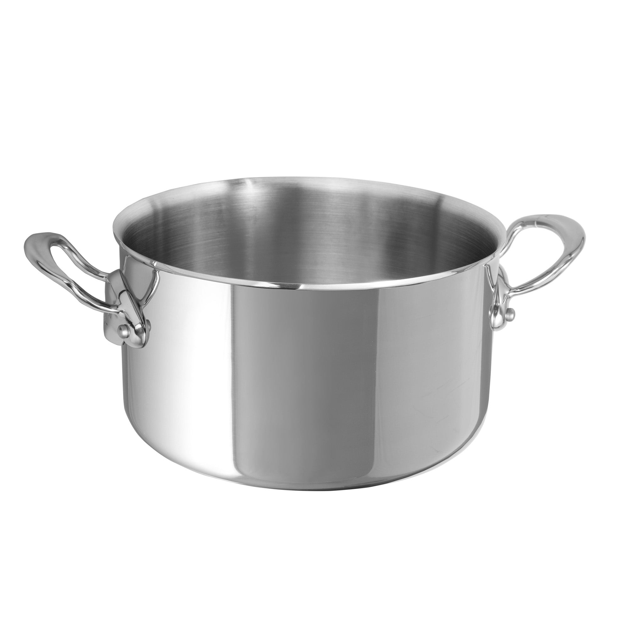 Mauviel M'COOK 5-Ply Stewpan, Cast Stainless Steel Handles, 6.2-Qt