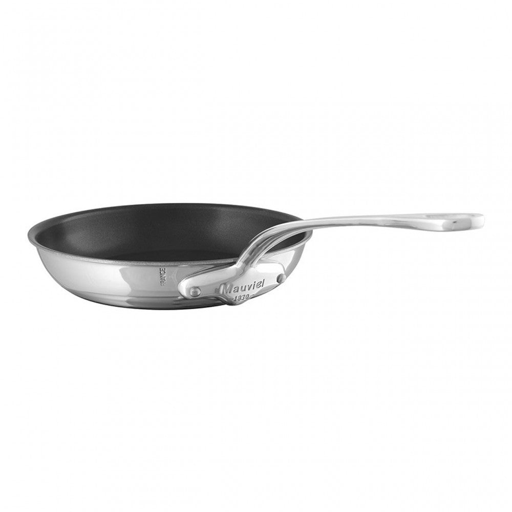 Mauviel M'COOK 5-Ply Nonstick Frying Pan With Cast Stainless Steel Handle, 11.8-In