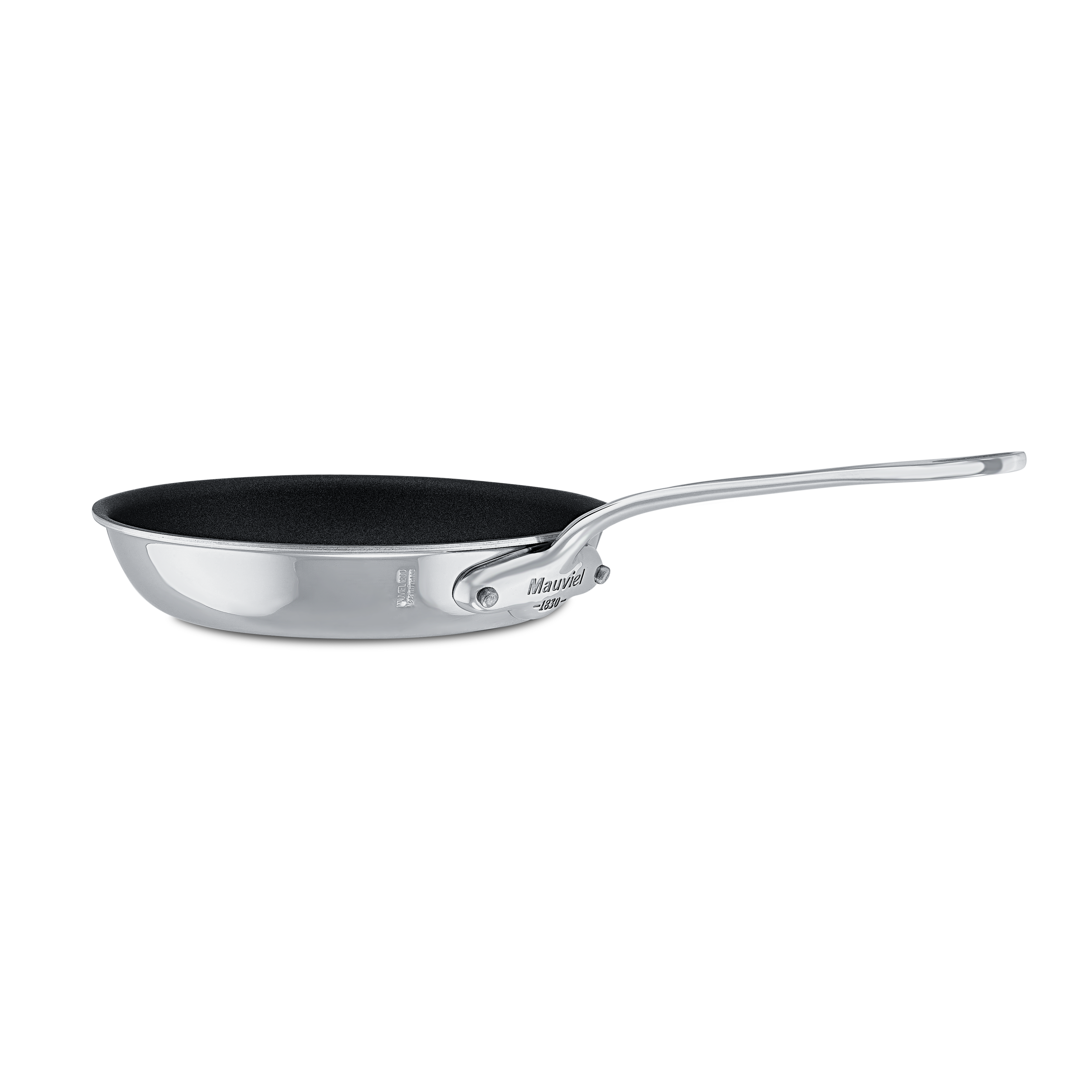 Mauviel M'COOK 5-Ply Nonstick Frying Pan With Cast Stainless Steel Handle, 11.8-In