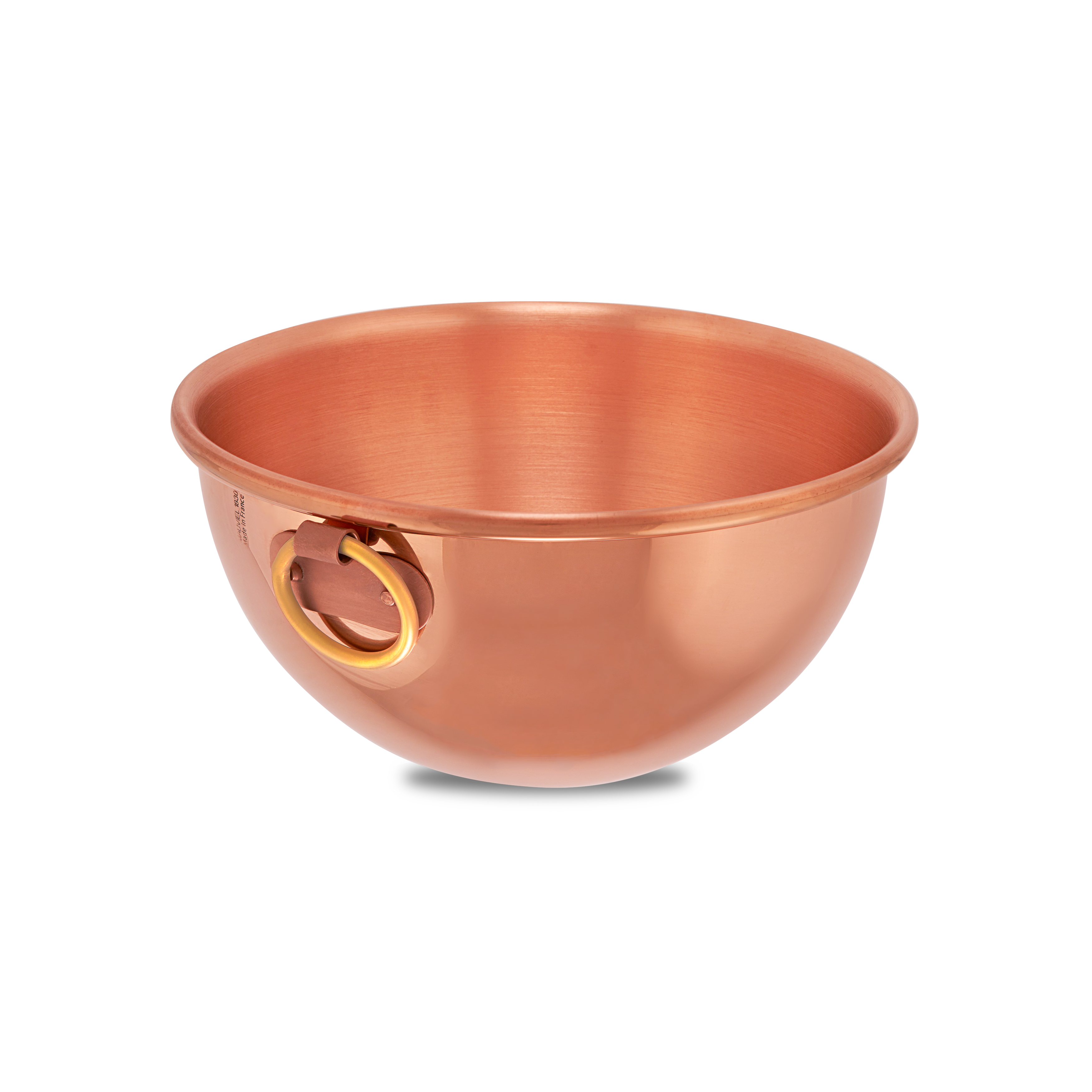 Mauviel M'Passion Copper Egg White Beating Bowl With Ring & Support, 2.8-qt