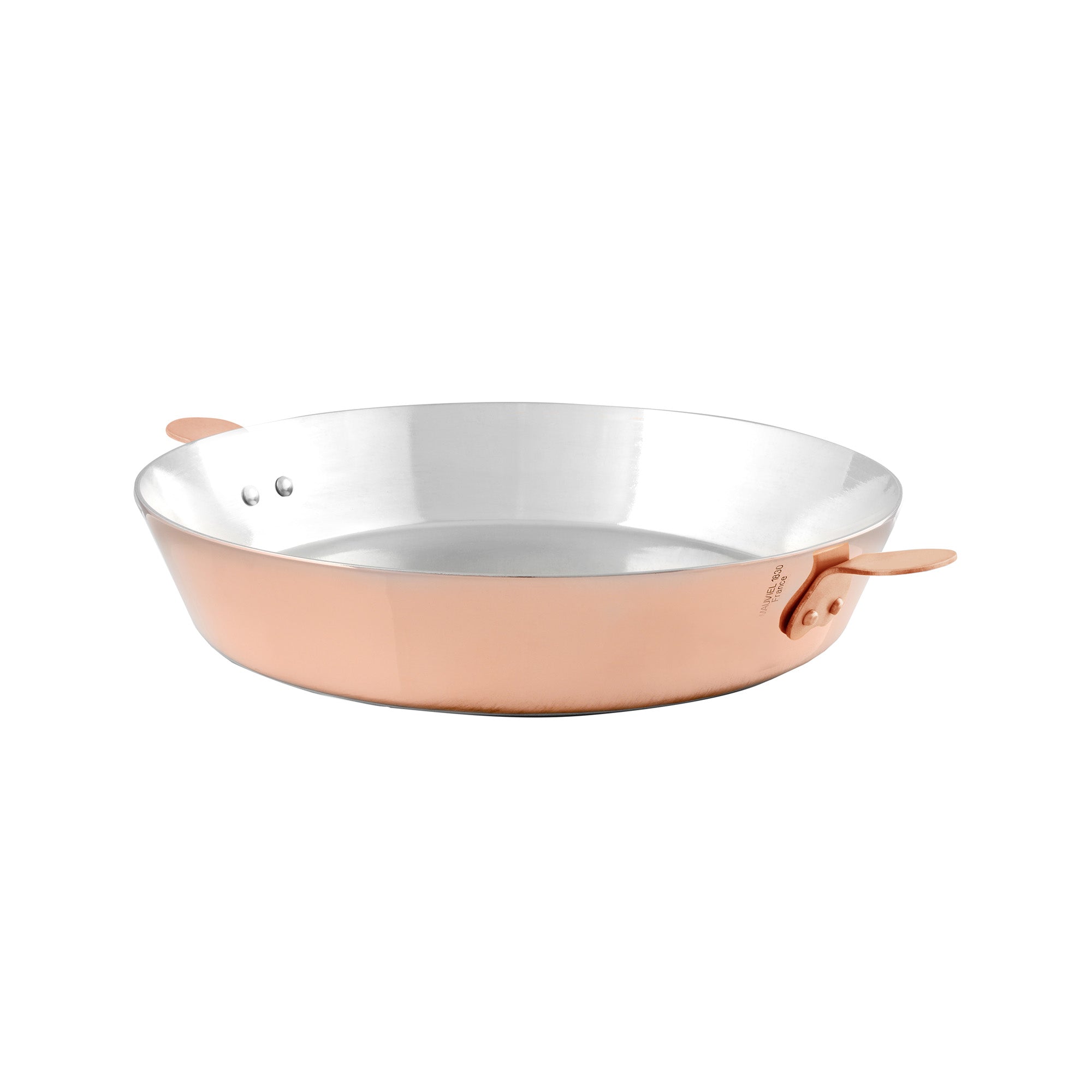 Mauviel M'Passion Copper Tarte Tatin Mold With Ears And Tin Inside, 11-in