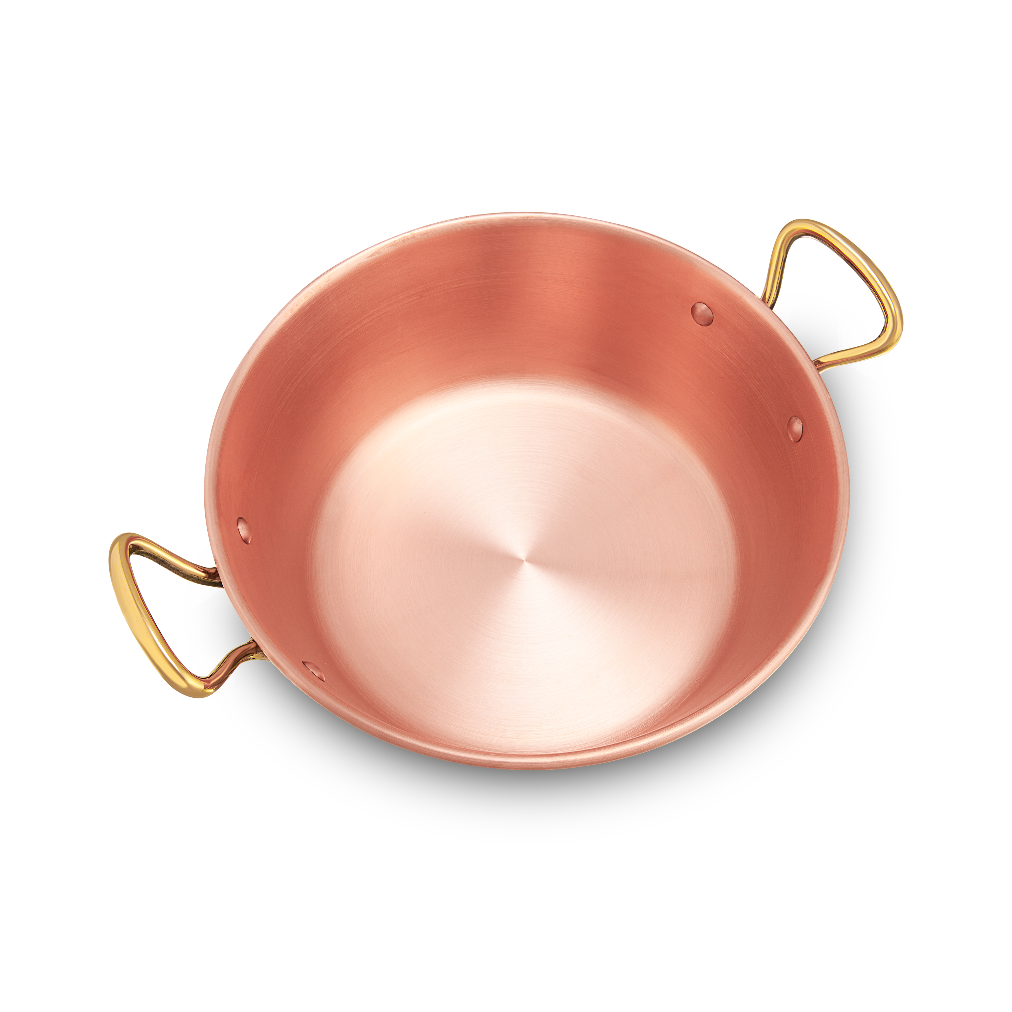 Mauviel M'PASSION Copper Jam Pan With Brass Handles, 9.4-Qt